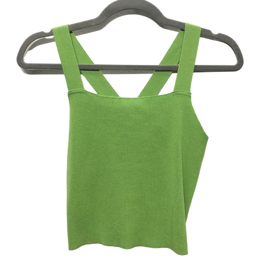 Top Sleeveless By Clothes Mentor In Green, Size: M