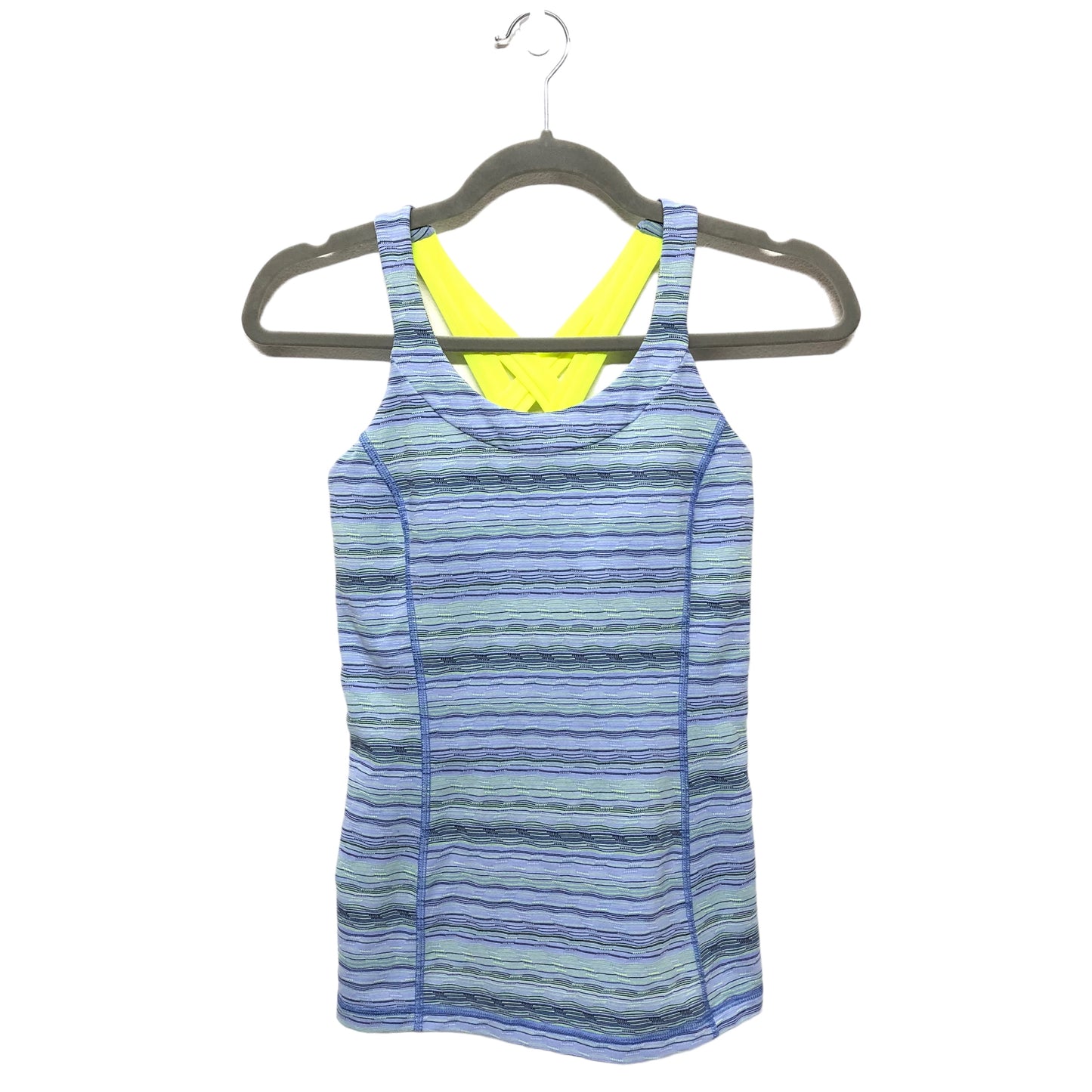 Blue & Yellow Athletic Tank Top Lululemon, Size 6