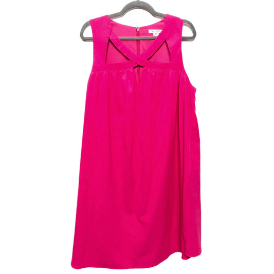 Pink Dress Casual Short Clothes Mentor, Size 2x