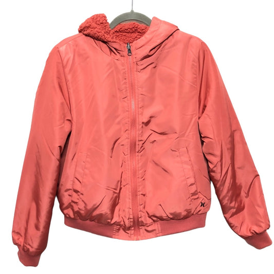 Jacket Puffer & Quilted By Clothes Mentor In Coral, Size: S