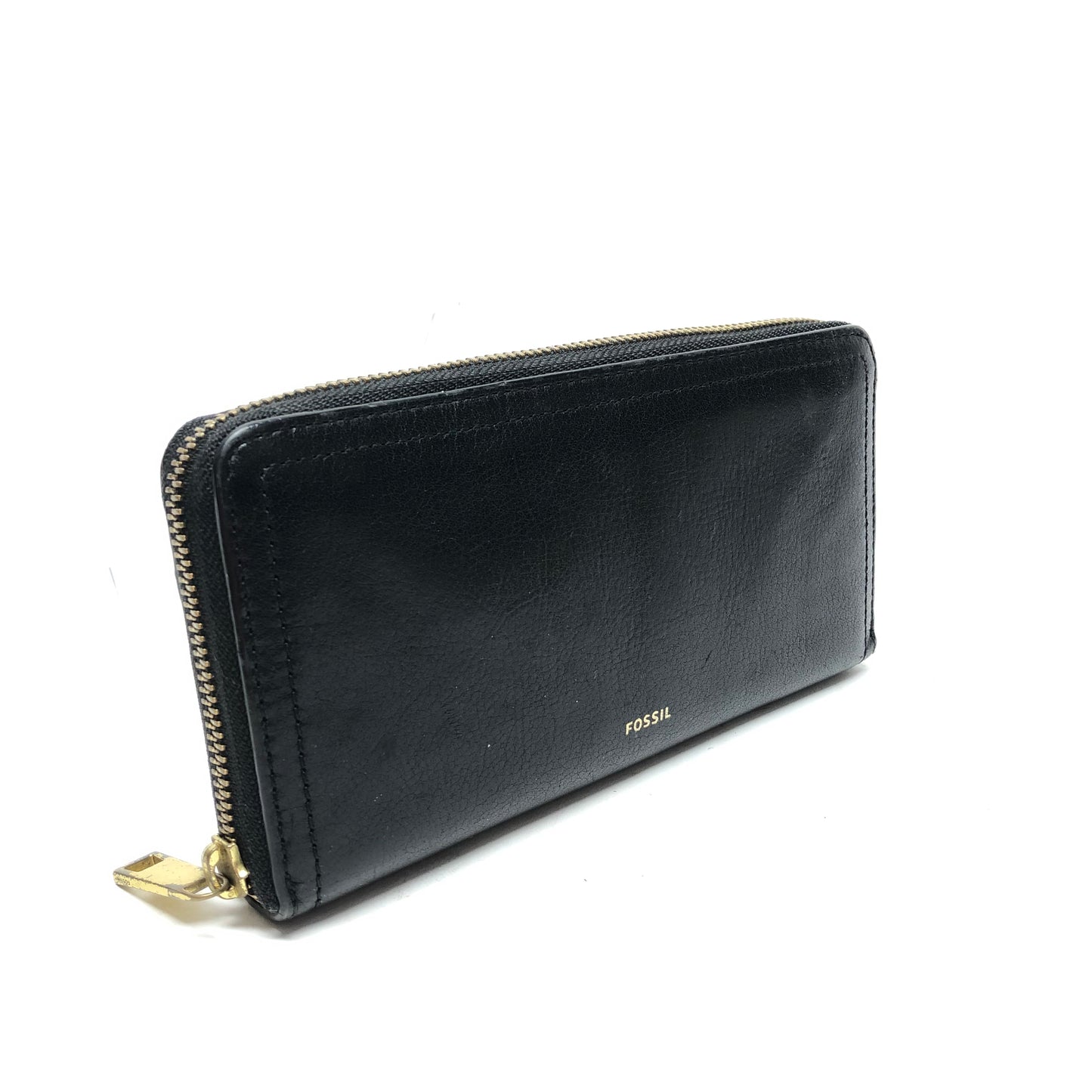 Wallet Leather By Fossil, Size: Large