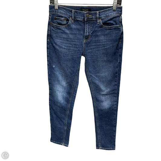 Jeans Skinny By Banana Republic In Blue, Size: 0
