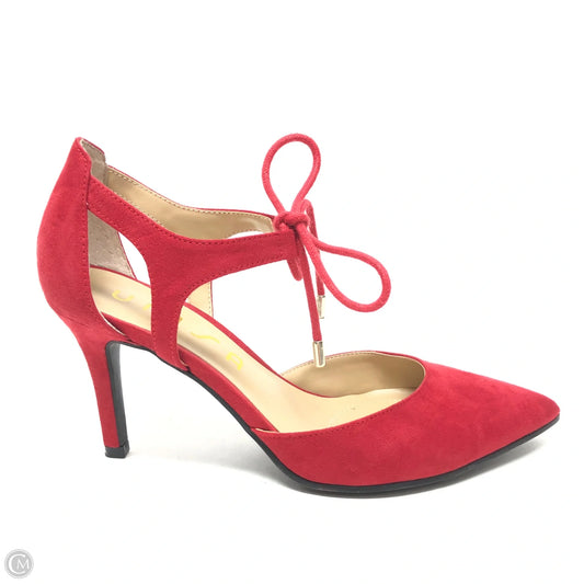 Shoes Heels Stiletto By Unisa In Red, Size: 6.5