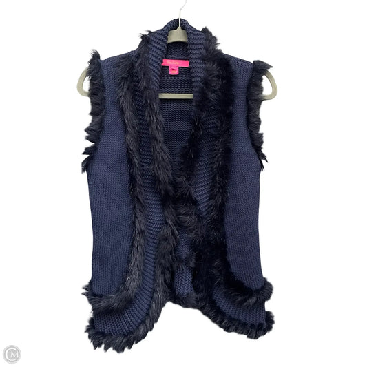 Vest Designer By Lilly Pulitzer In Navy, Size: Xs