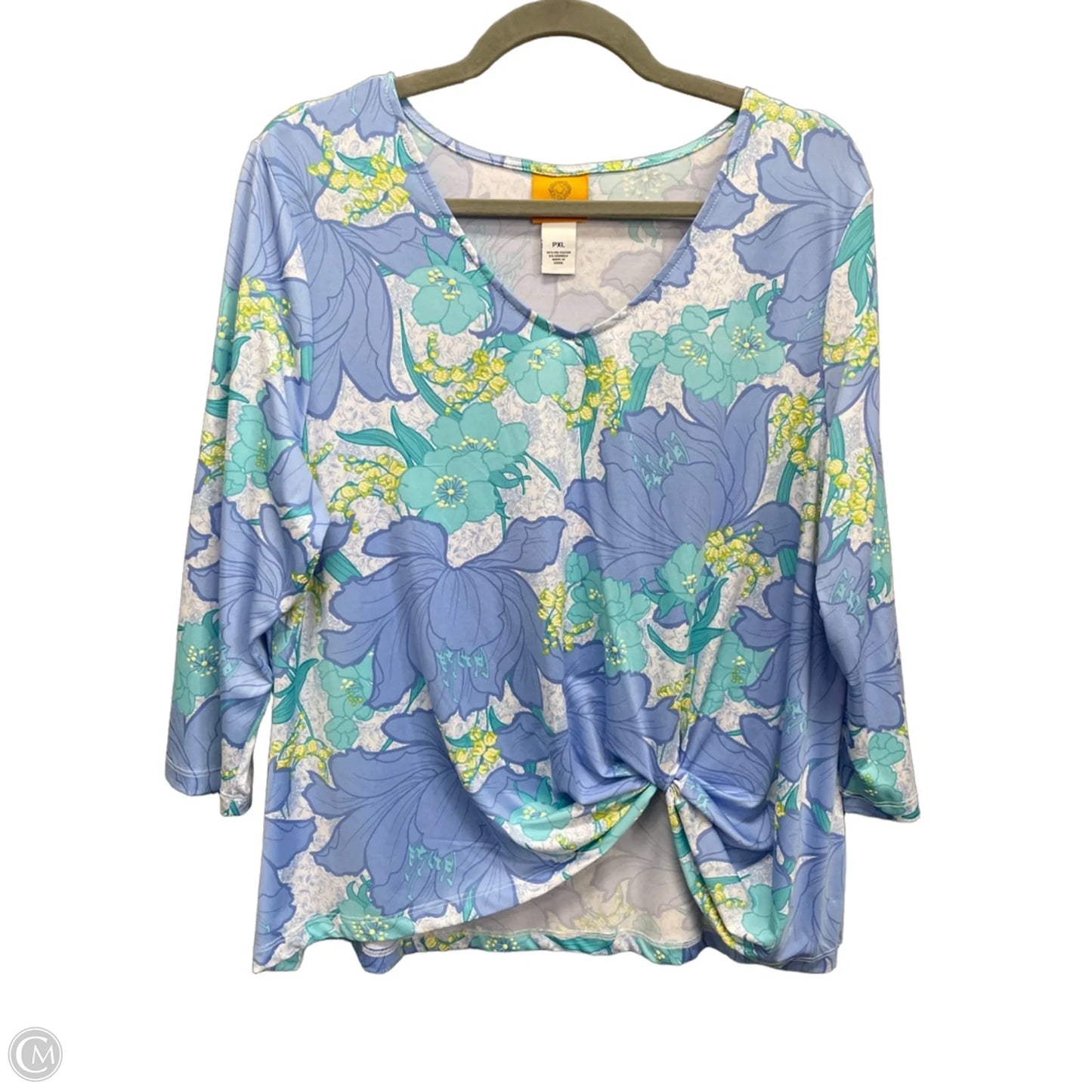 Blouse 3/4 Sleeve By Ivy Jane In White, Size: M