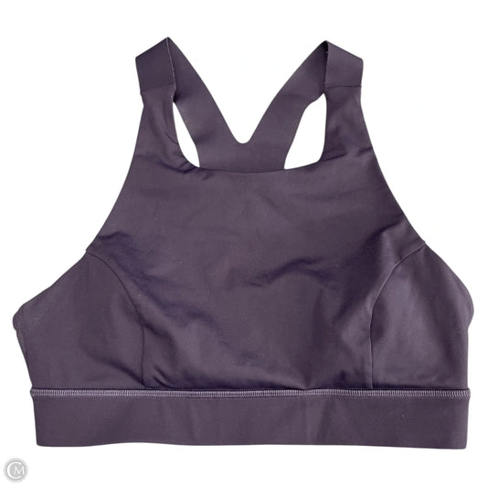 Athletic Bra By Lululemon In Purple, Size: 8