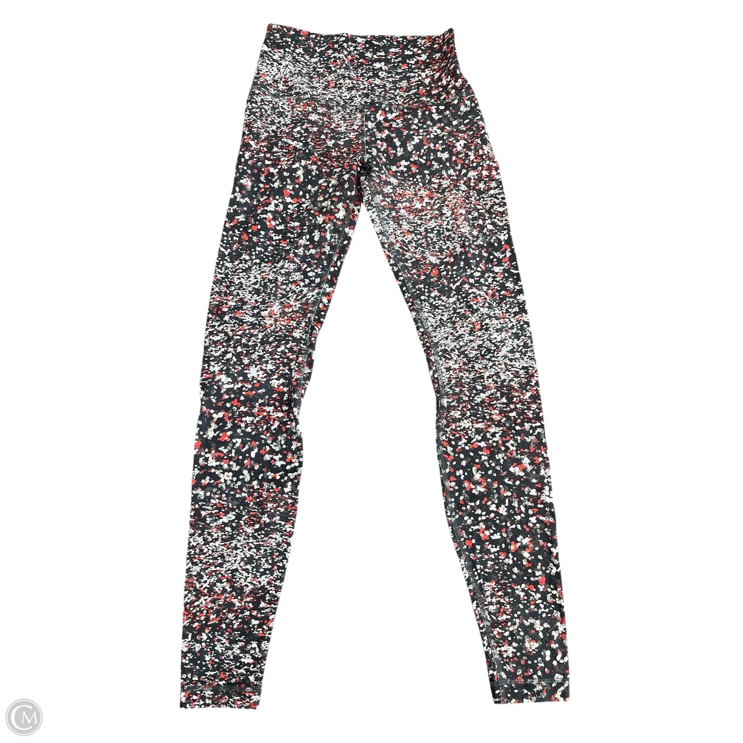 Athletic Leggings By Lululemon In Black & White, Size: 6