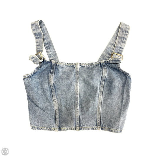 Top Sleeveless By Clothes Mentor In Blue, Size: L