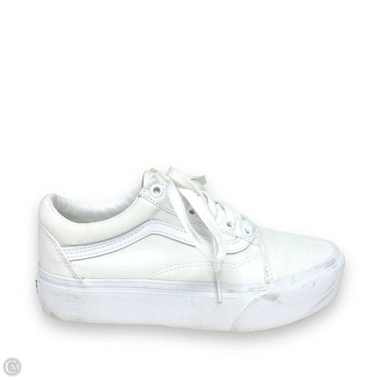 Shoes Sneakers By Vans In White, Size: 7