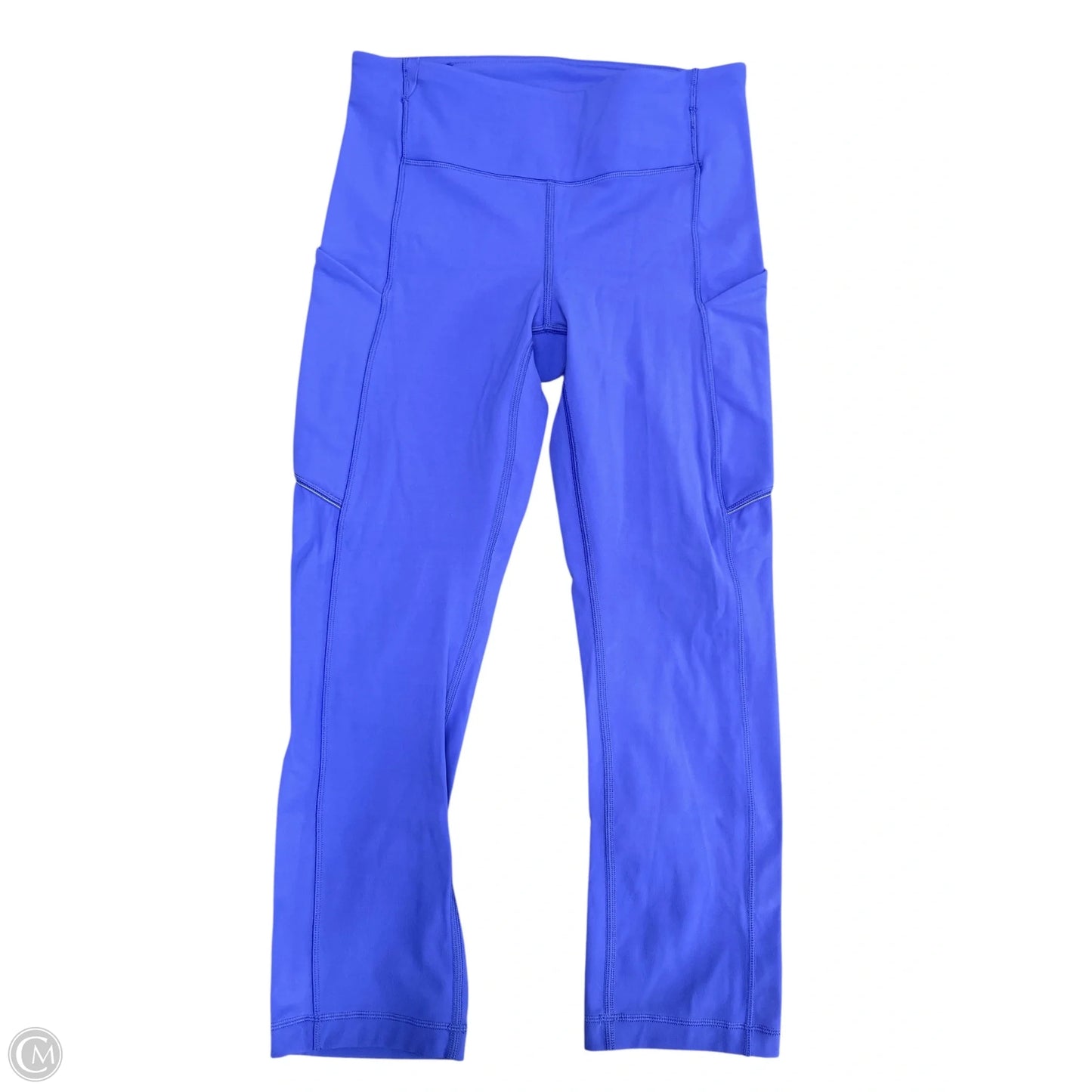 Athletic Capris By Lululemon In Blue, Size: 4