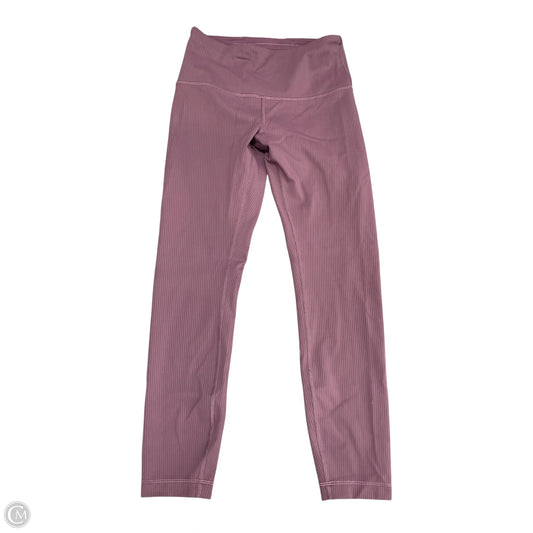 Athletic Leggings By Lululemon In Purple, Size: 6