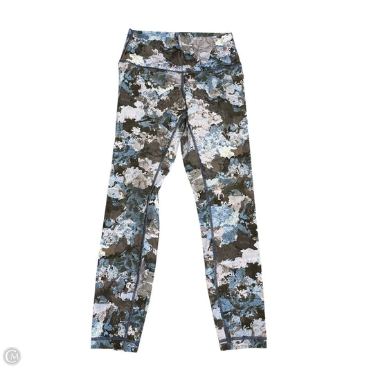 Athletic Leggings By Lululemon In Blue, Size: 6