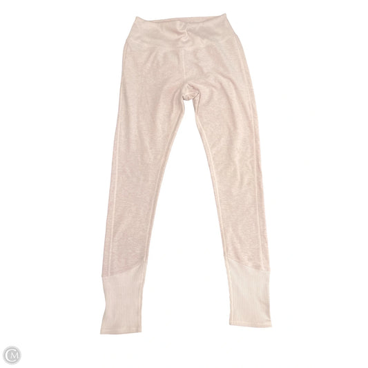 Athletic Leggings By Alo In Pink, Size: L