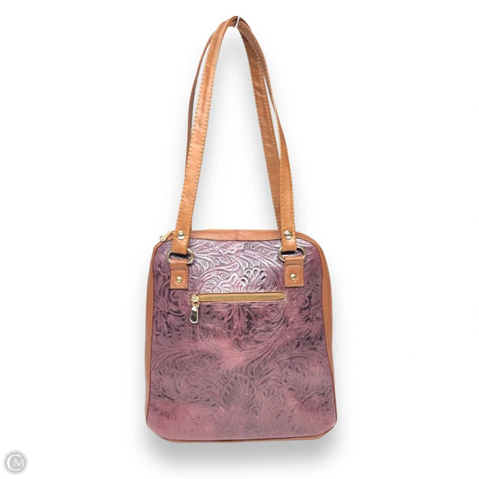 Backpack Leather By Clothes Mentor, Size: Medium