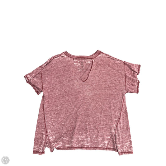 Top Short Sleeve By We The Free In Maroon, Size: S