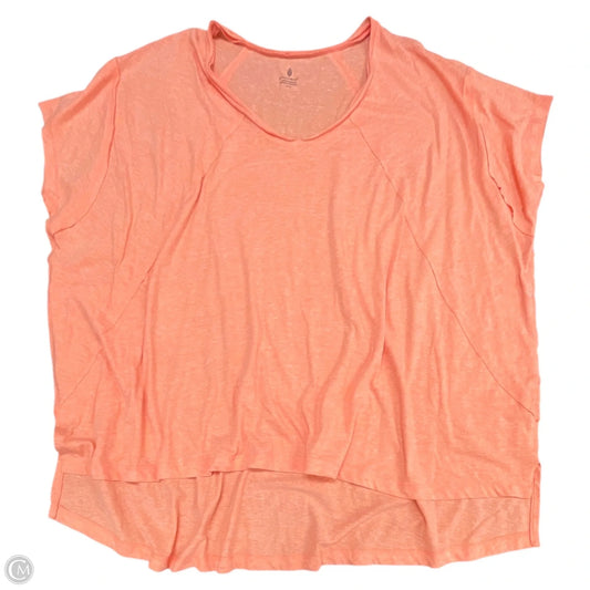 Tunic Short Sleeve By Free People In Orange, Size: S