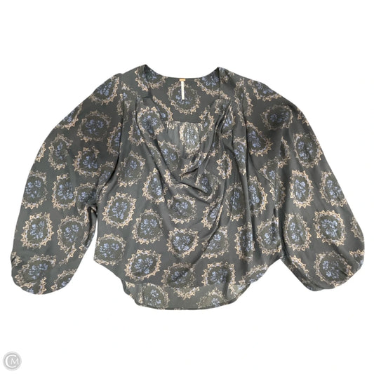 Top Long Sleeve By Free People In Grey, Size: Xs