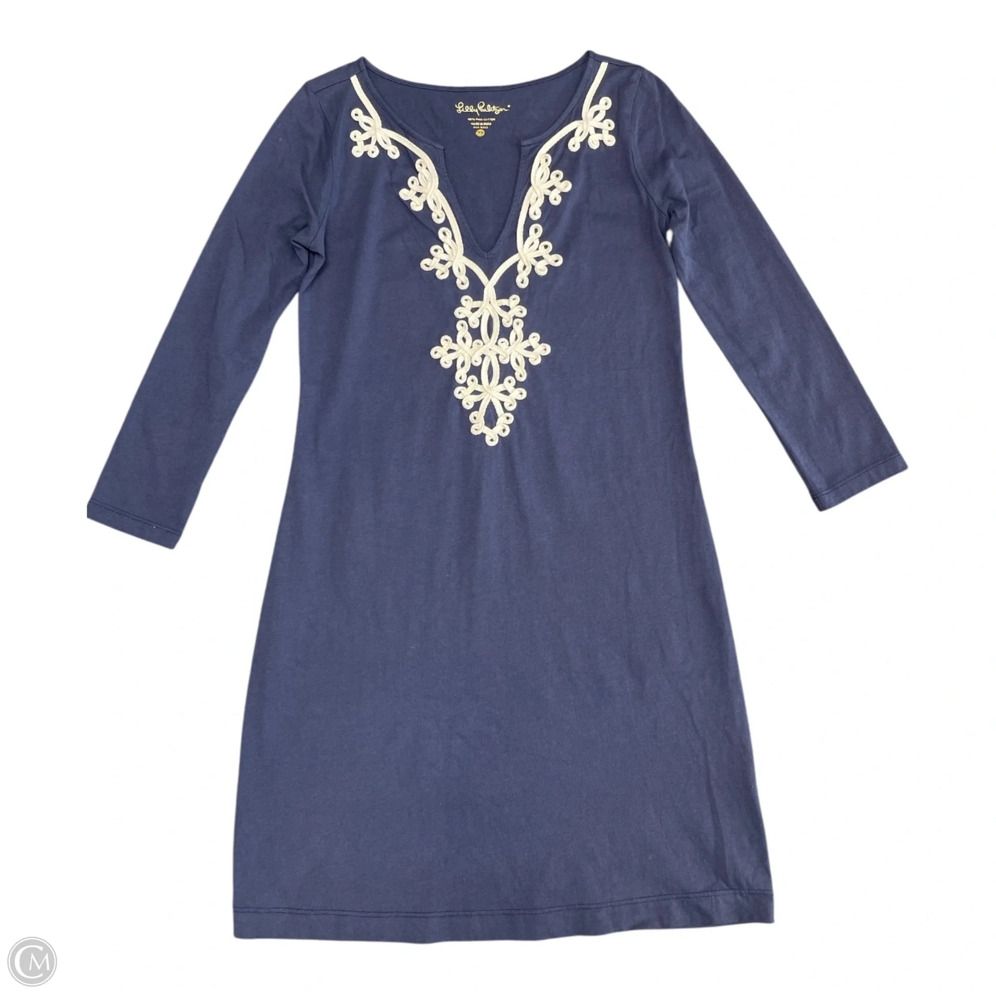 lilly pulitzer casual dress Dress Casual Short By Lilly Pulitzer In Navy, Size: Xs – Clothes Mentor Arlington TX #293