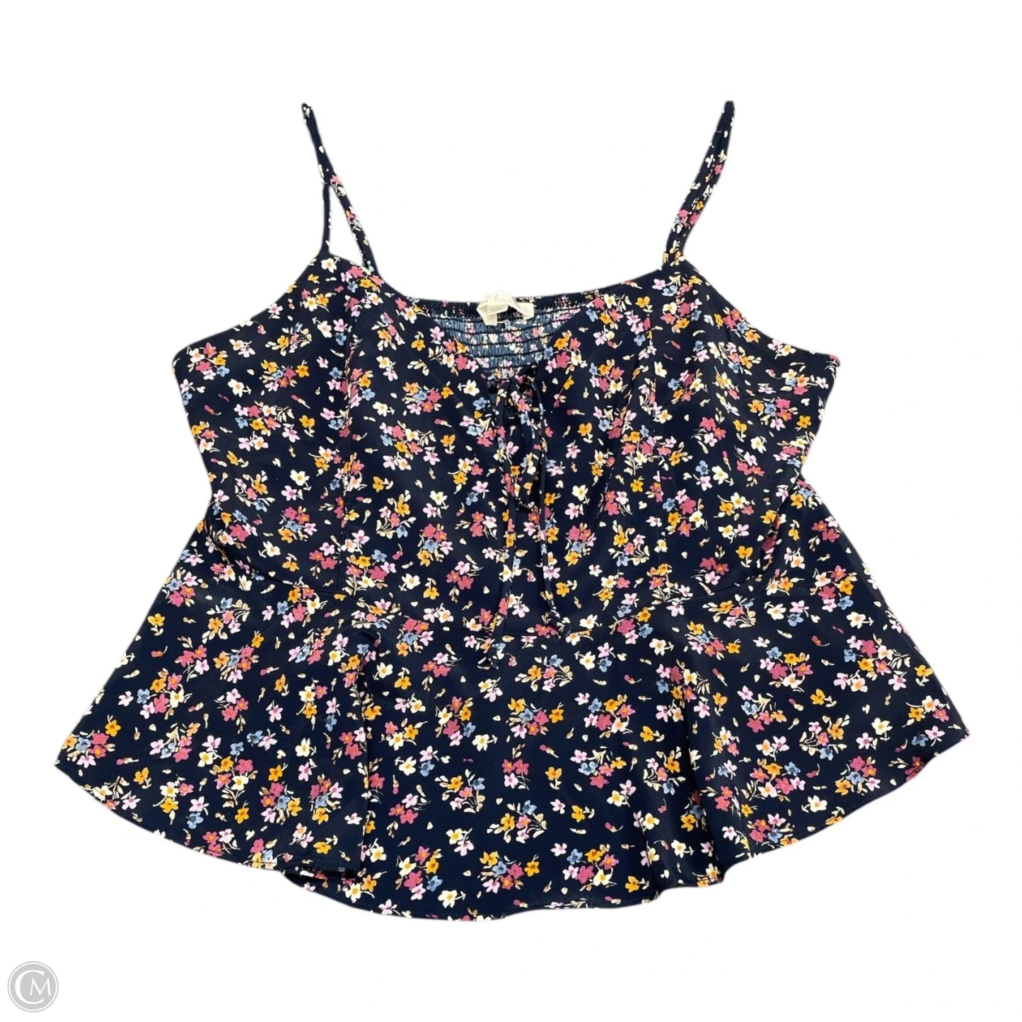 Top Sleeveless By Nine Britton In Navy, Size: L