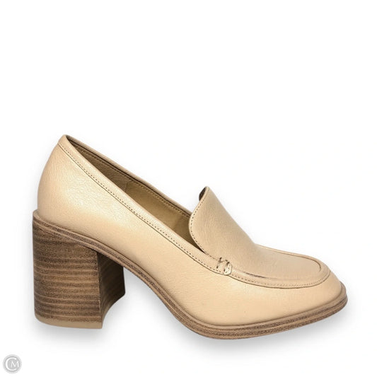 Shoes Heels Block By Crown Vintage In Beige, Size: 8