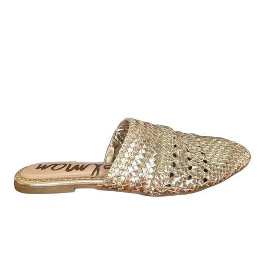 Shoes Flats By Sam Edelman In Gold, Size: 5.5