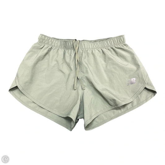 Athletic Shorts By New Balance In Green, Size: Small