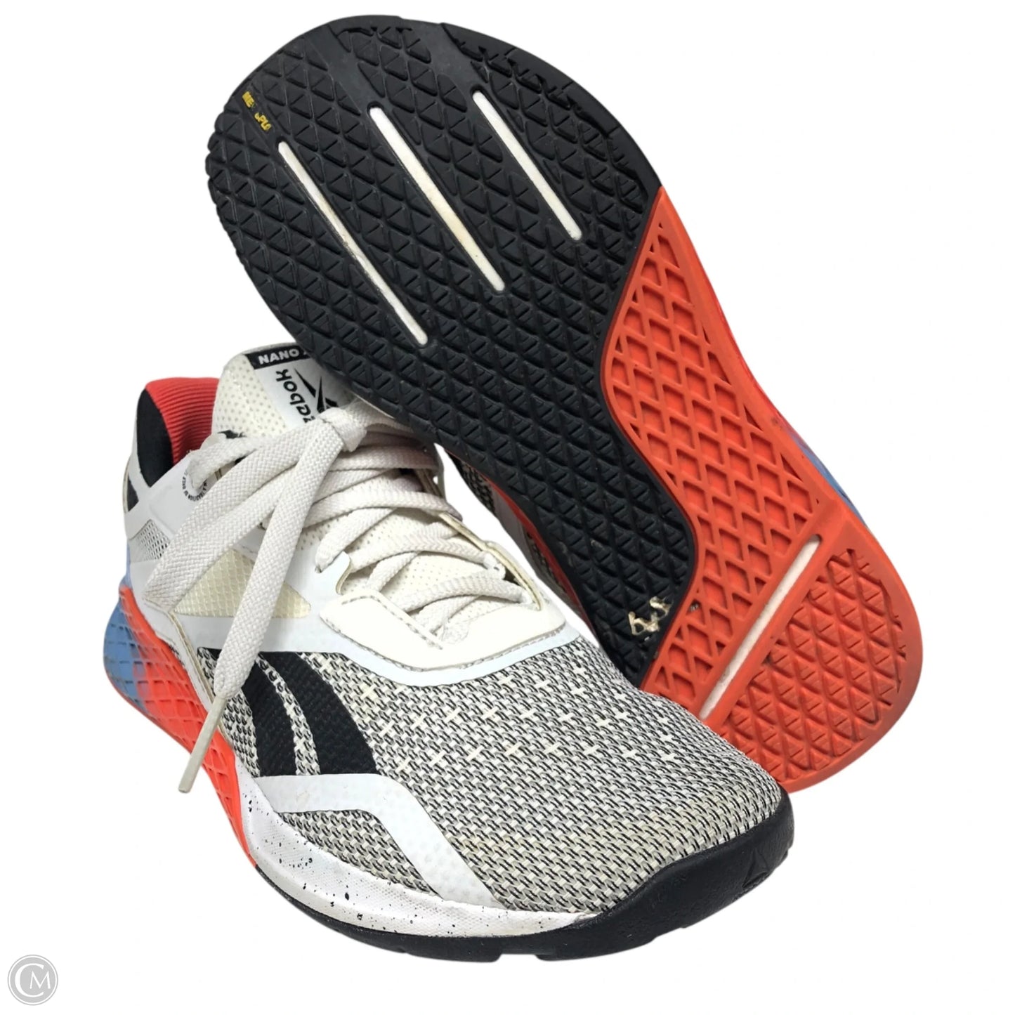 Shoes Athletic By Reebok In Blue & Orange, Size: 6