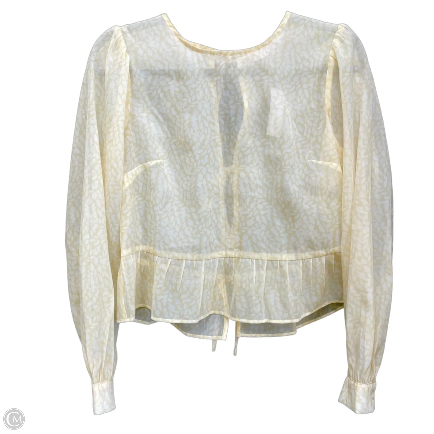Top Long Sleeve By Loft In Yellow, Size: Xs