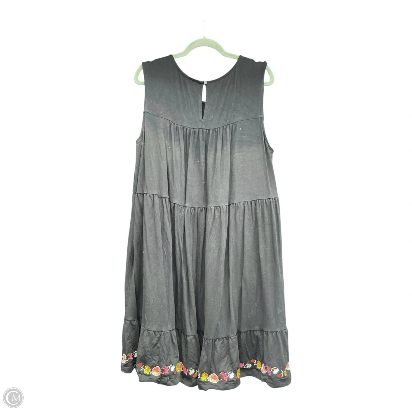Dress Casual Midi By Loft In Black, Size: 18