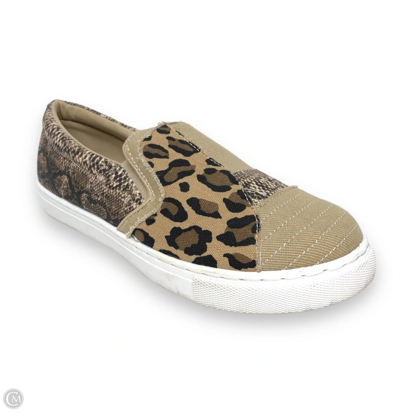Shoes Flats By Clothes Mentor In Leopard Print, Size: 9