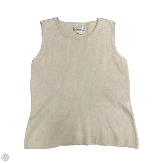 Top Sleeveless By Tommy Bahama In Beige, Size: M