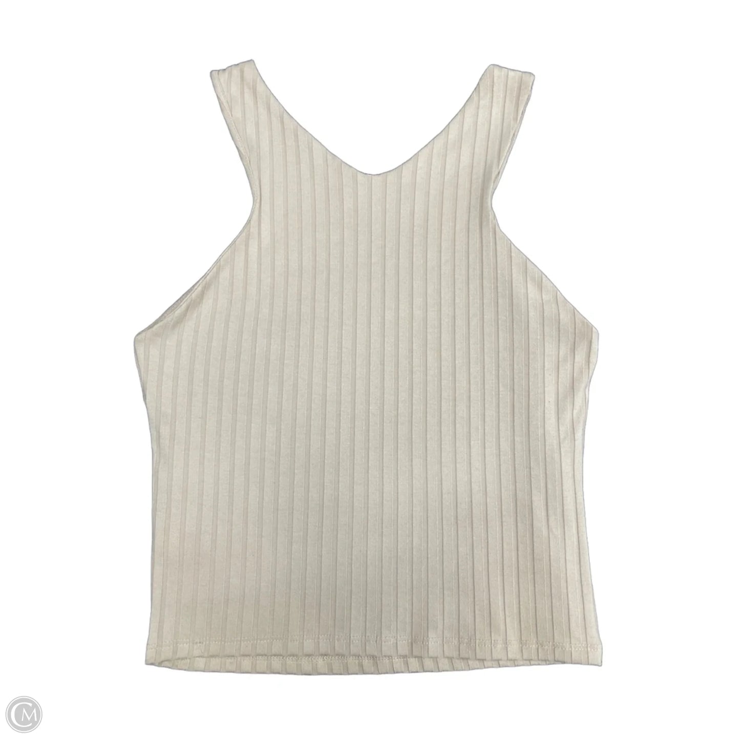 Top Sleeveless By Treasure And Bond In Beige, Size: M