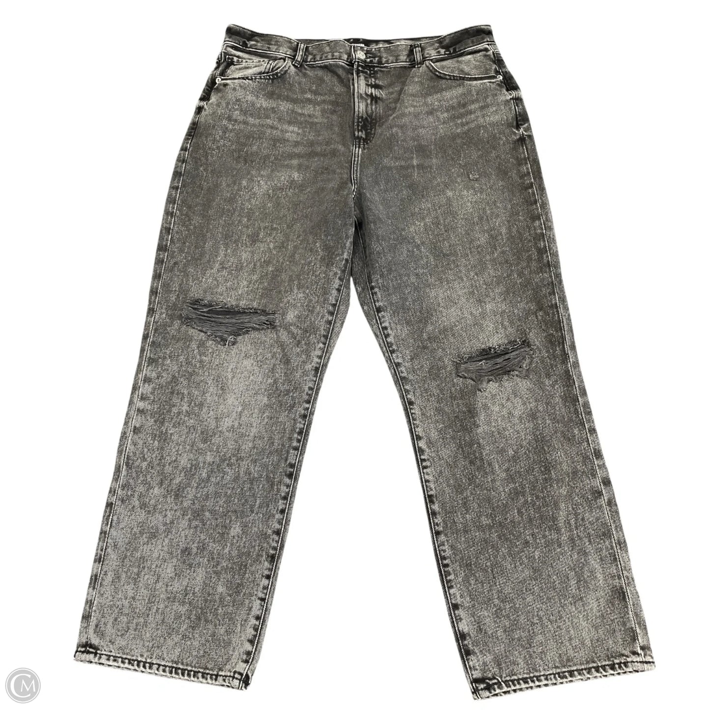 Jeans Straight By Express In Black, Size: 16l