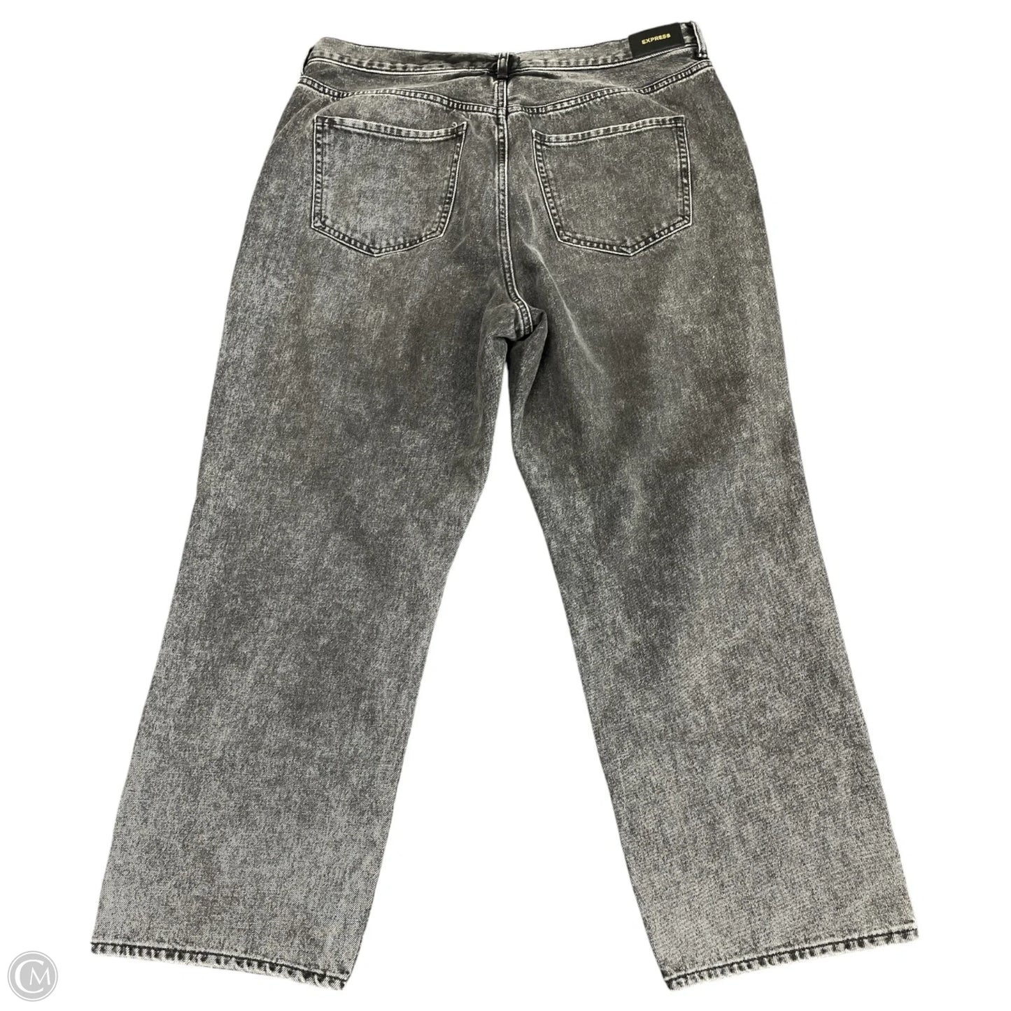 Jeans Straight By Express In Black, Size: 16l