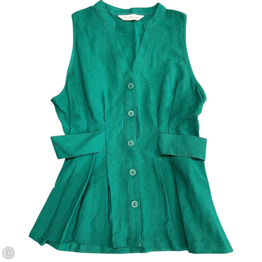 Top Sleeveless By Nine West In Green, Size: Xs