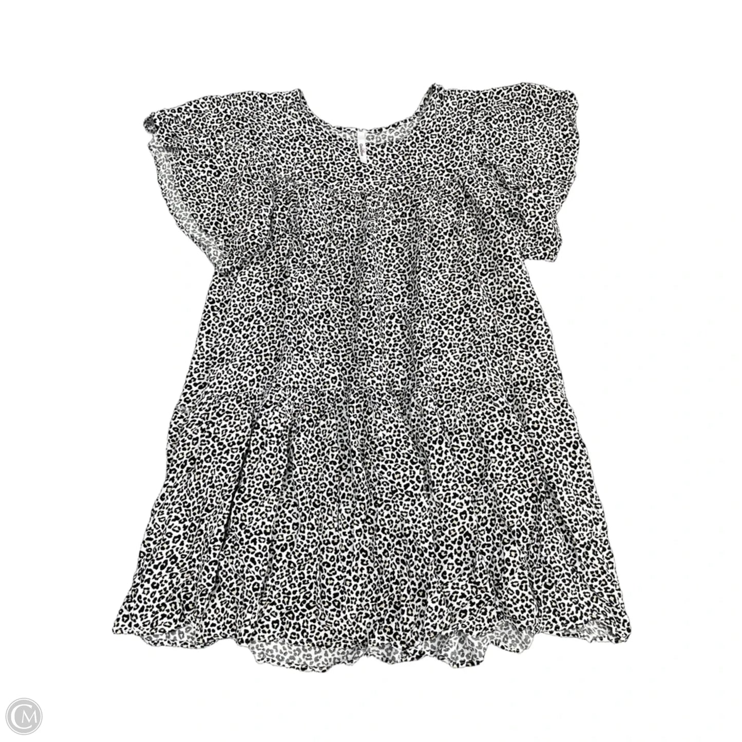 Dress Casual Short By Geegee In Leopard Print, Size: 1x