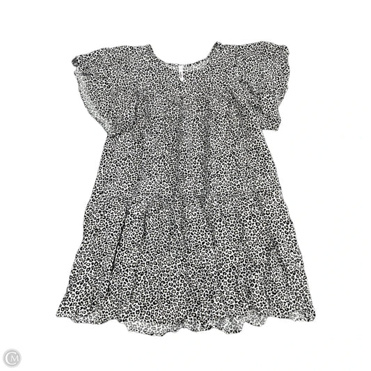 Dress Casual Short By Geegee In Leopard Print, Size: 1x