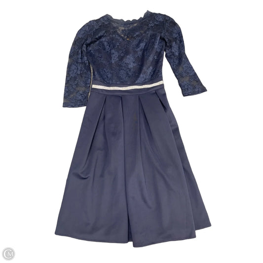 Dress Casual Midi By Clothes Mentor In Navy, Size: S