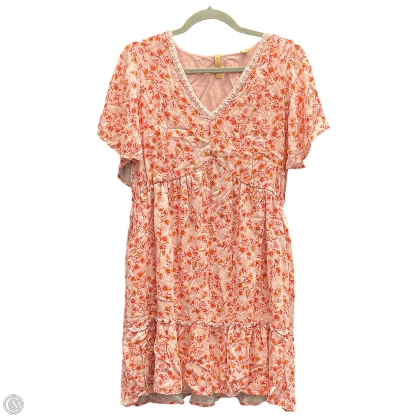 Dress Casual Short By Shyanne In Pink, Size: Xl