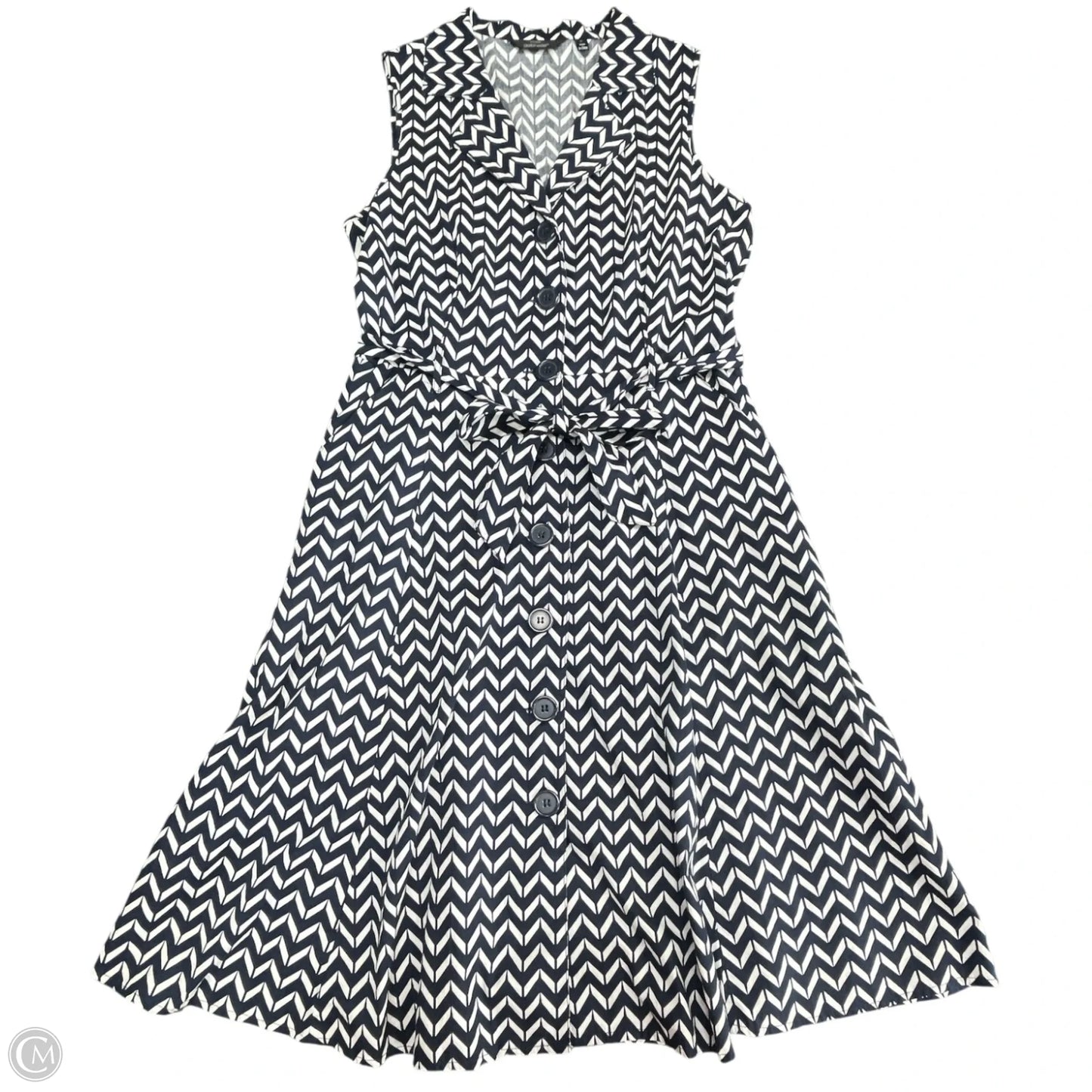 Dress Casual Short By Mlle Gabrielle In Navy, Size: 0