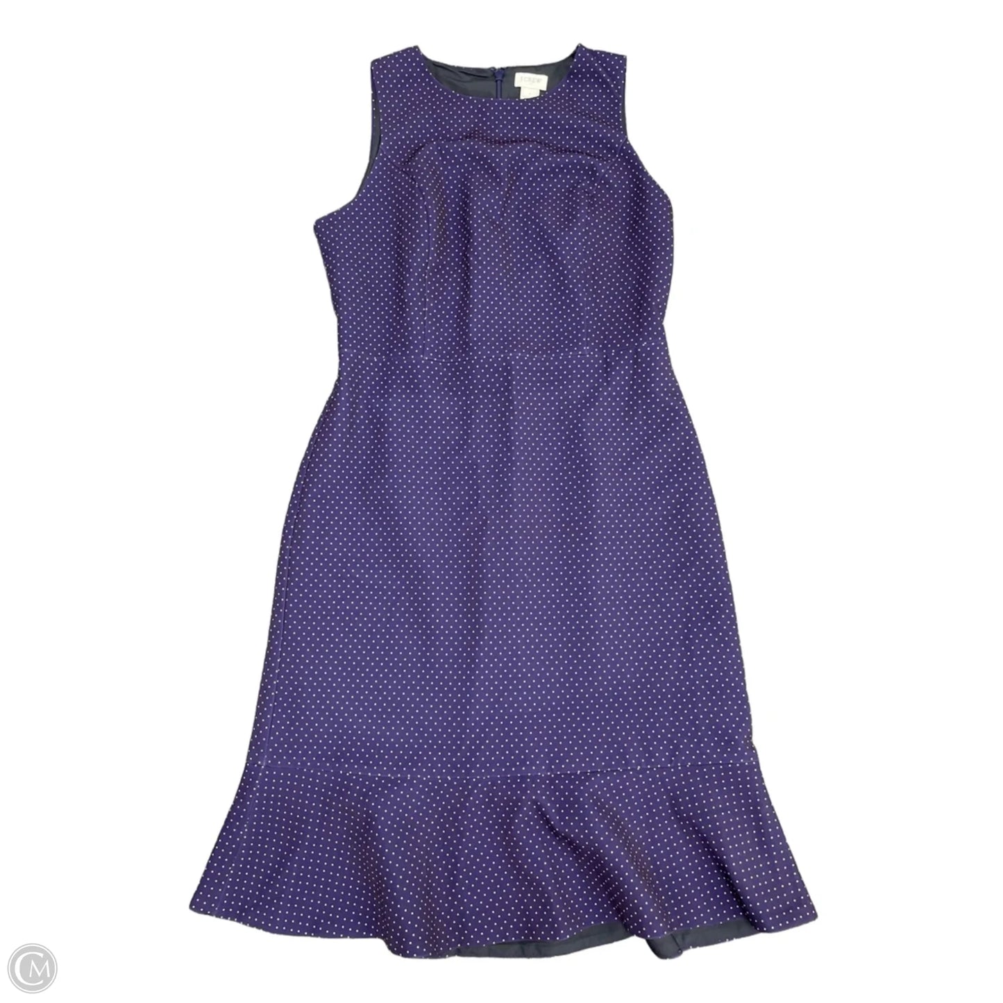Dress Casual Midi By J. Crew In Purple, Size: 2
