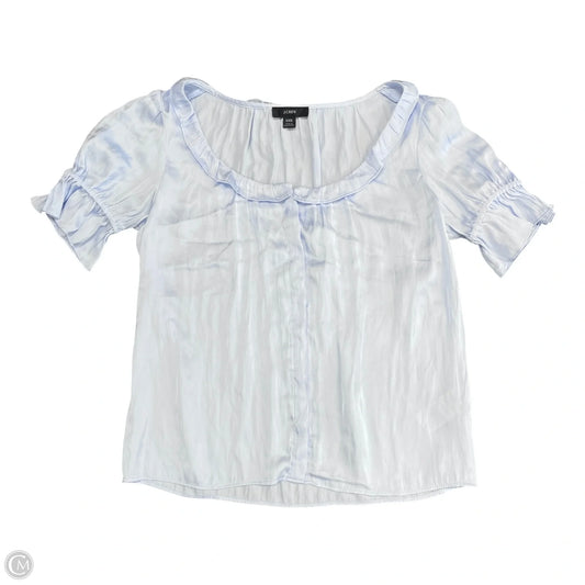 Top Short Sleeve By J. Crew In Blue, Size: Xxs