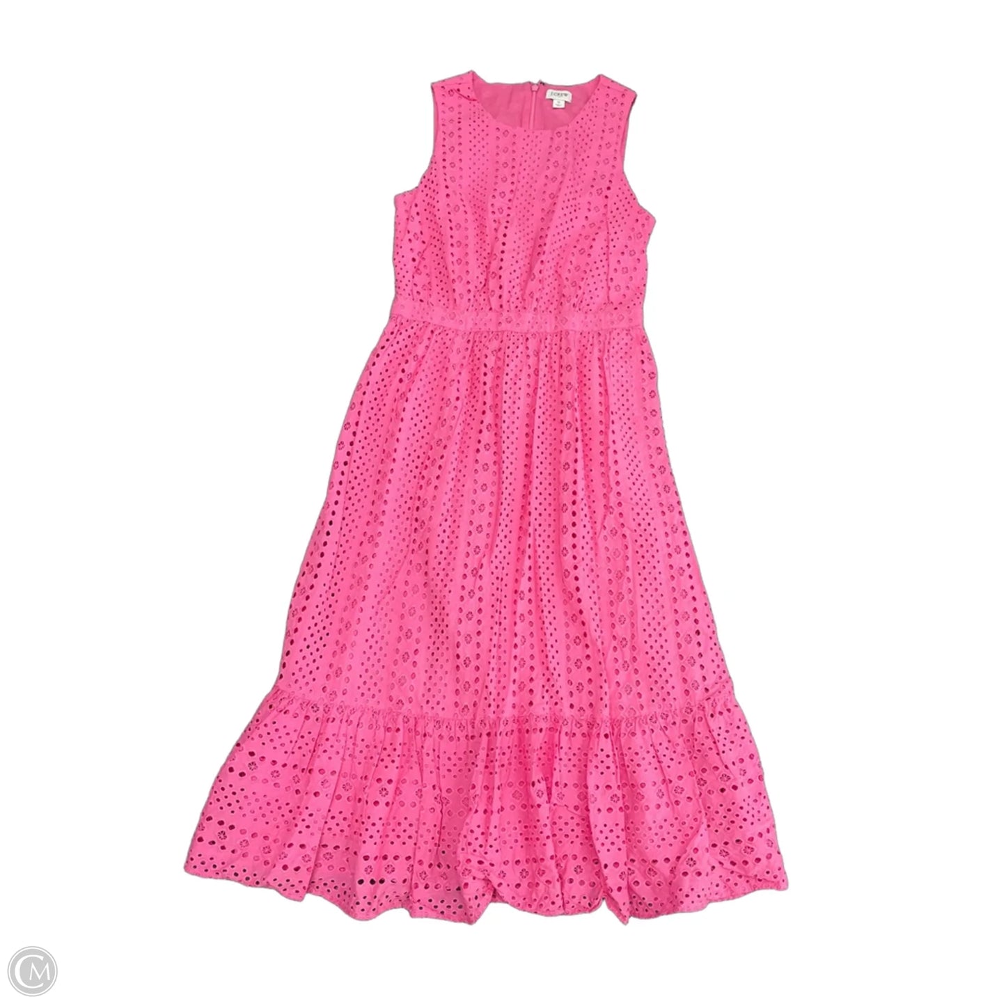 Dress Casual Midi By J. Crew In Pink, Size: 0