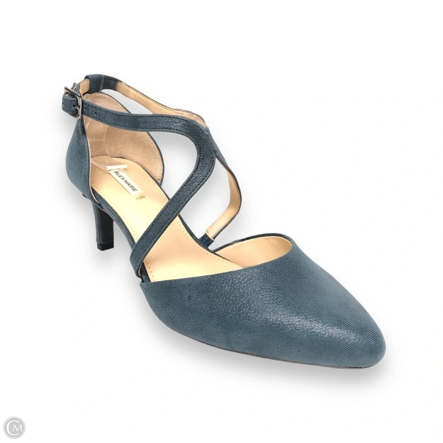 Shoes Heels Kitten By Alex Marie In Blue, Size: 6