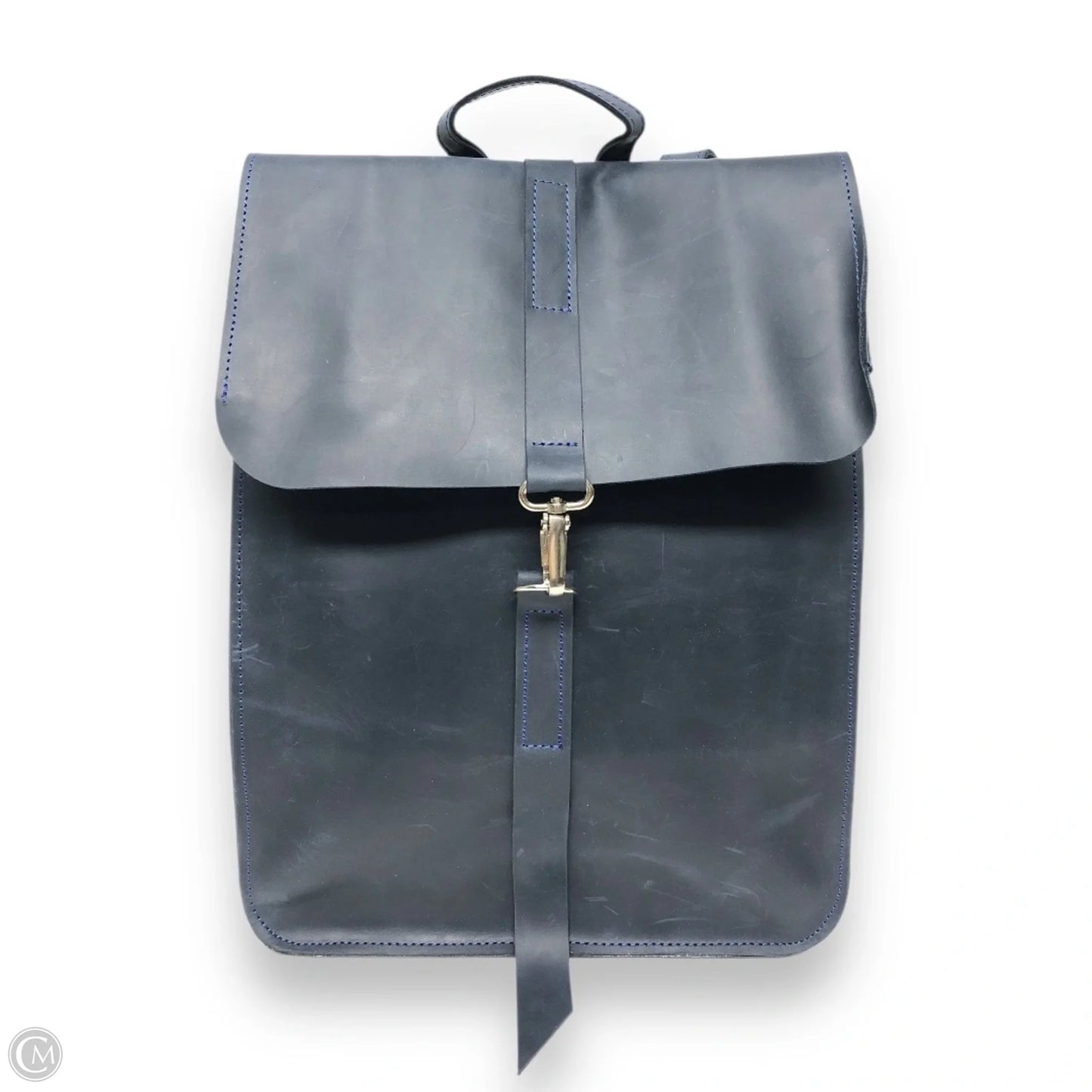 Backpack Leather By Clothes Mentor, Size: Medium