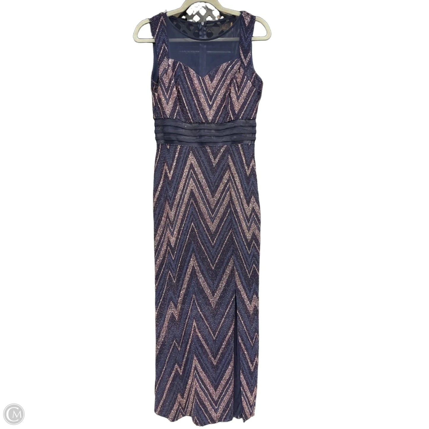 Dress Casual Maxi By En Focus In Navy, Size: 8