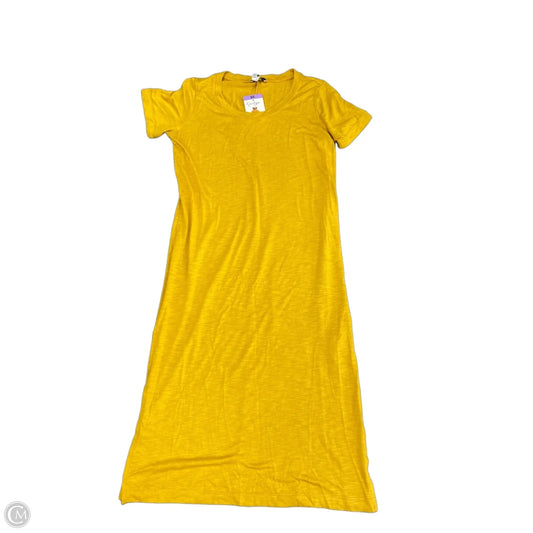 Dress Casual Midi By Jessica Simpson In Yellow, Size: Xs