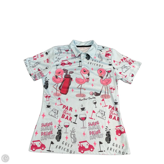 Top Short Sleeve By Clothes Mentor In Blue, Size: M