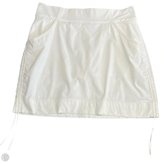 Athletic Skort By Columbia In White, Size: M
