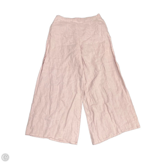 Pants Linen By Flax In Pink, Size: S